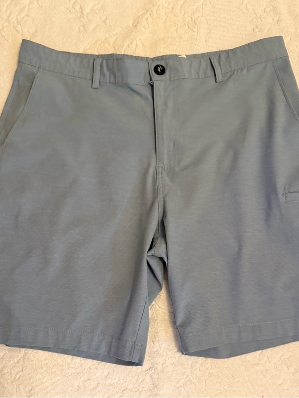Guy Harvey Men's Slate Blue Flat Front Shorts